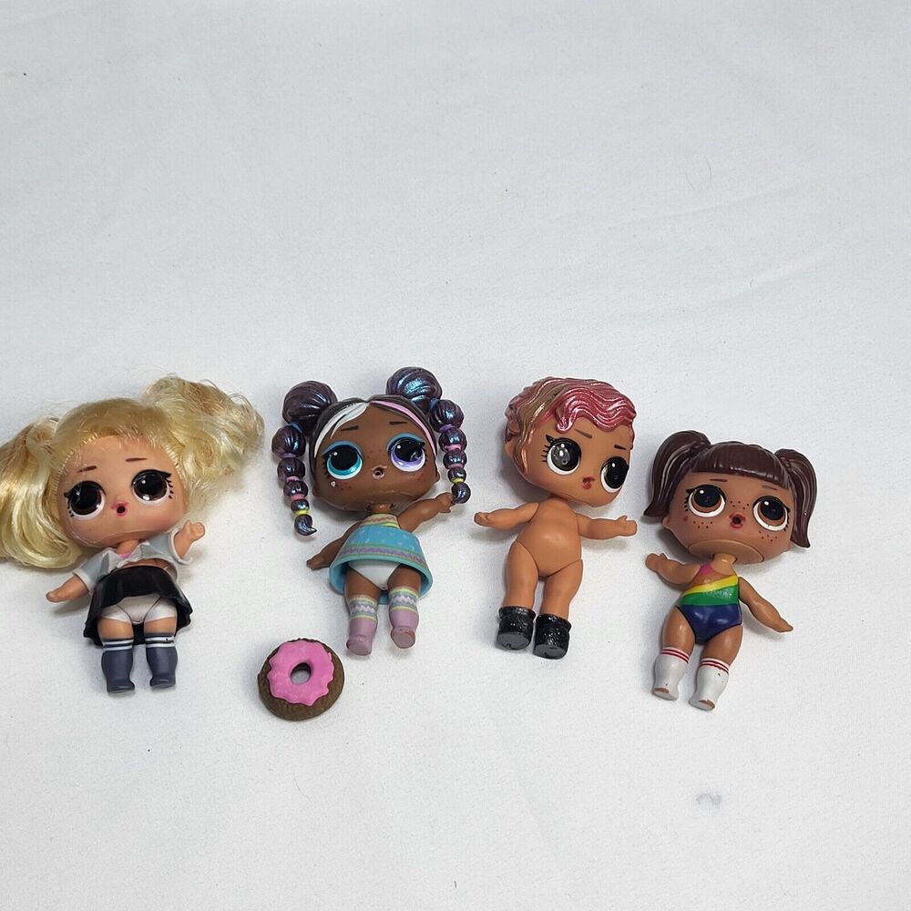 LOL Surprise Doll Lot OF 4 Girls and a Donut